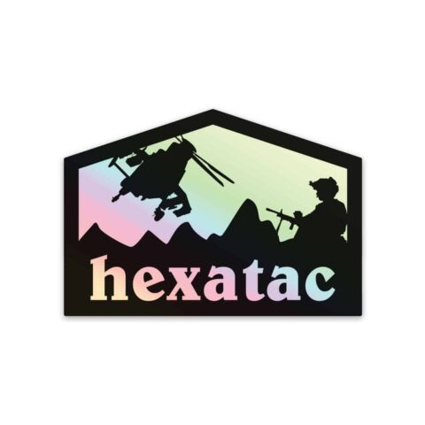 Sticker Holo Hexagonia